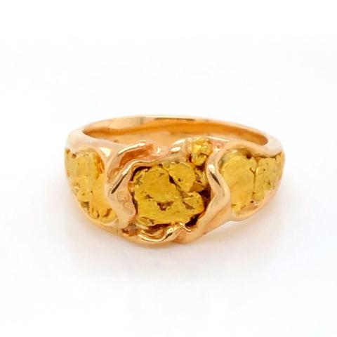 Gold Nugget Ring